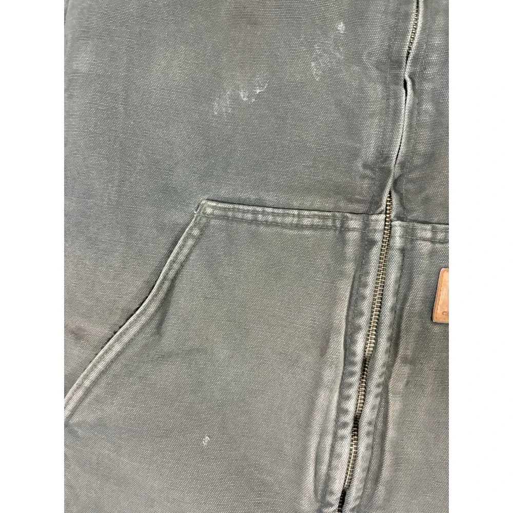 CARHARTT VEST MENS 2X GREEN BLACK SHERPA LINED
